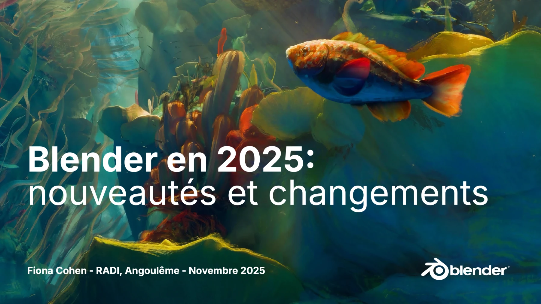 Présentation : Blender - Fiona Cohen - RADI-RAF 2025